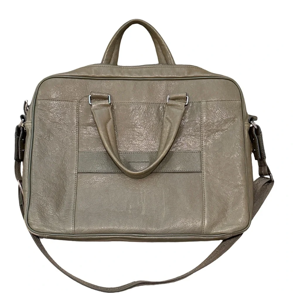 Piquadro Italian Leather Laptop Bag